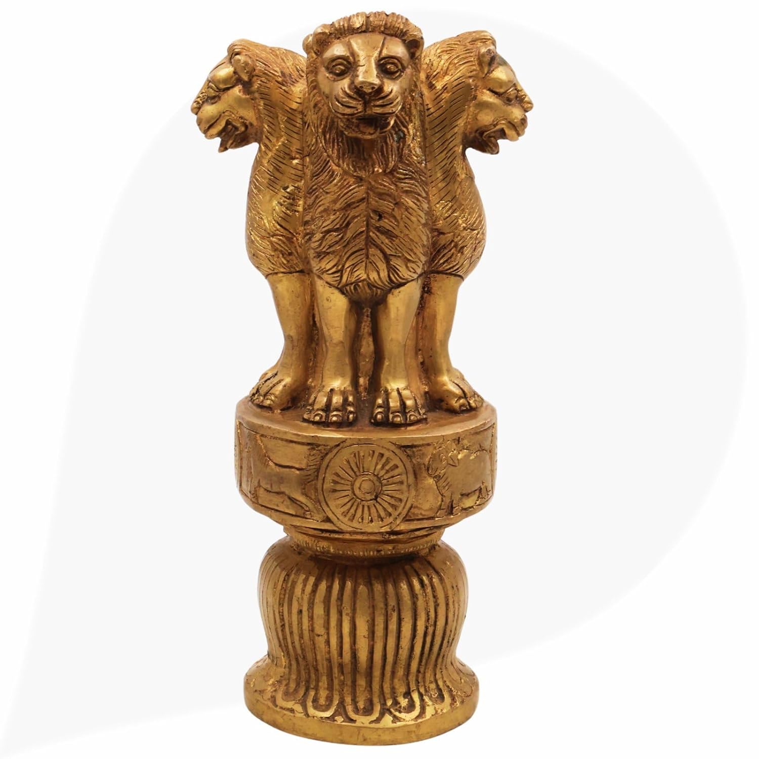 Bhunes Brass Ashoka Pillar - ArtyCraftz