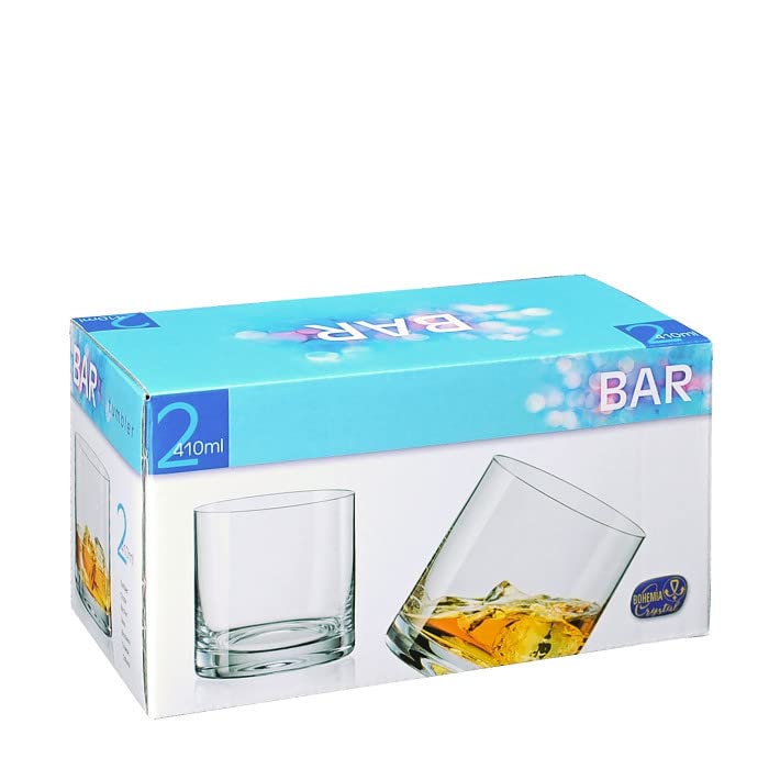 Bohemia - Crystal Barline Whiskey Glass Set - ArtyCraftz