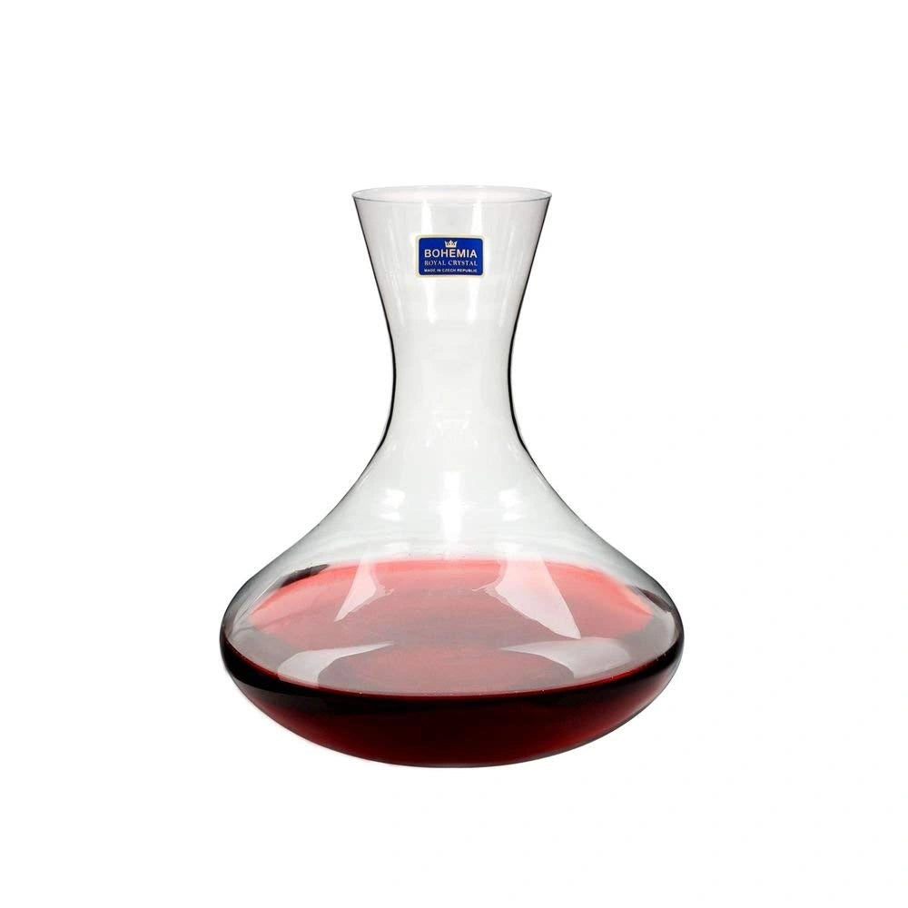 Bohemia - crystal Non Lead Bar Glass Decanter 1500 ml, Transparent - ArtyCraftz.com