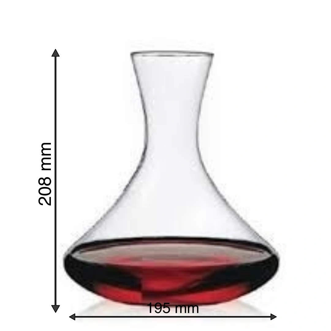 Bohemia - crystal Non Lead Bar Glass Decanter 1500 ml, Transparent - ArtyCraftz.com