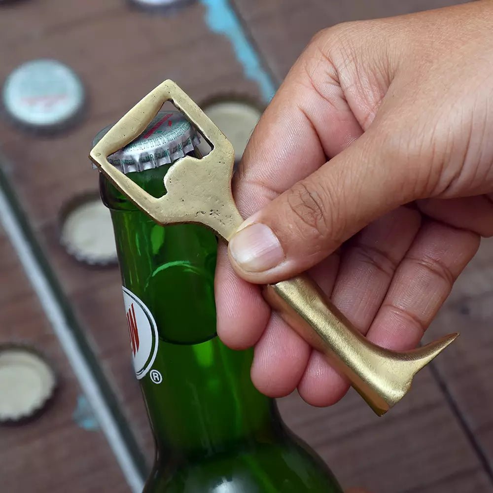 Brass Cowboy Boot Bottle Opener - ArtyCraftz