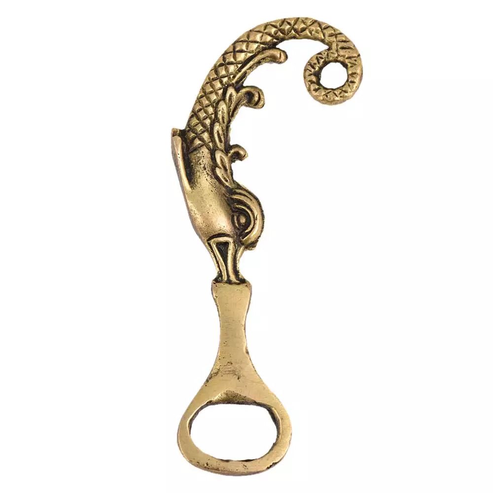 Brass Curved Fish Bottle Opener - ArtyCraftz