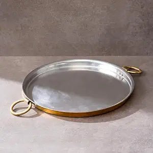 Brass Dosa Tawa Naturally Non - Stick Tava & Uses Less Oil - ArtyCraftz