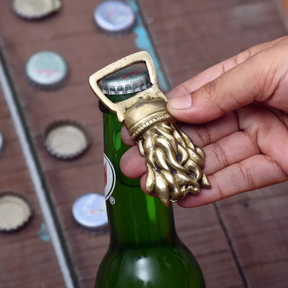Brass Fire Torch Bottle Opener - ArtyCraftz