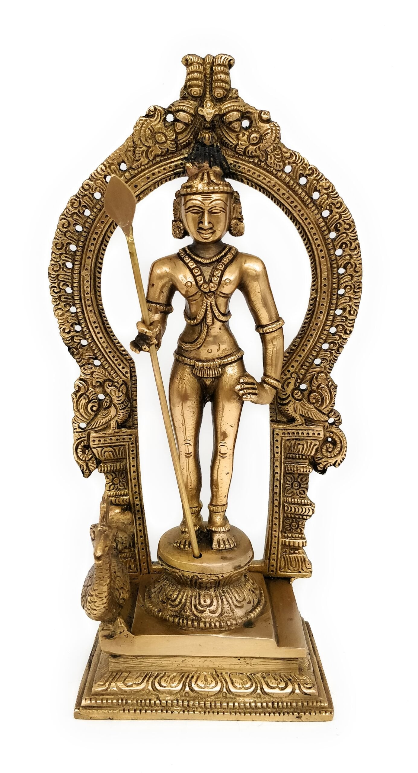 Brass Palani Murugan Statue - ArtyCraftz