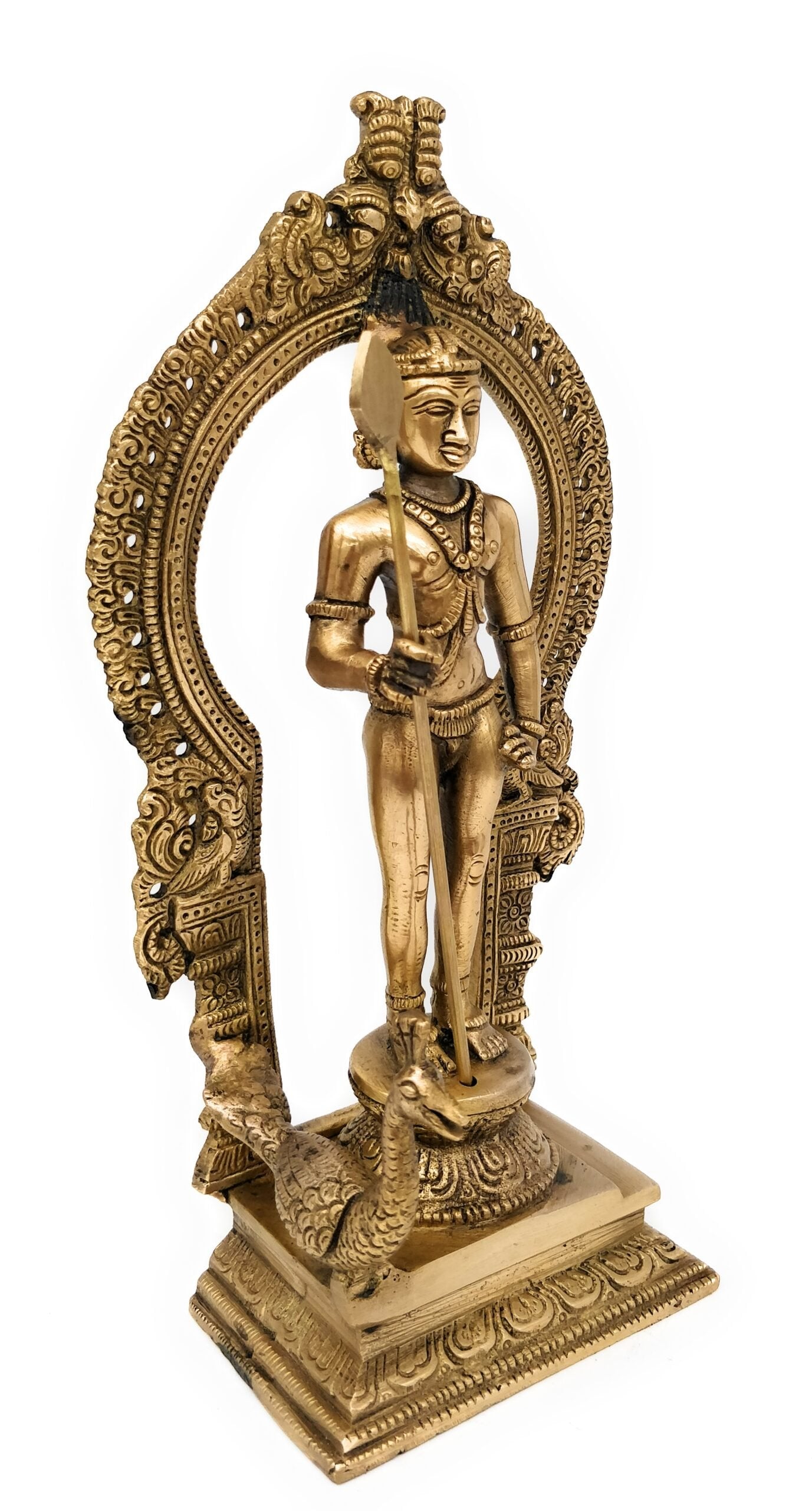 Brass Palani Murugan Statue - ArtyCraftz