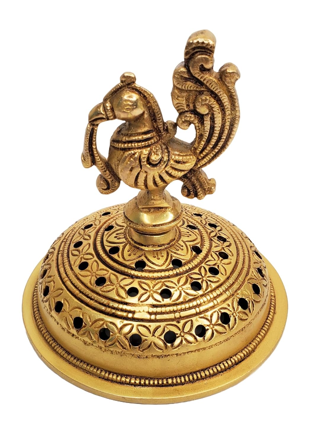 Brass Peacock Dhoop Incense stick Burner Holder - ArtyCraftz