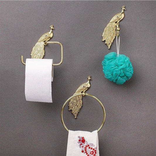 Brass Peacock Hanger - ArtyCraftz