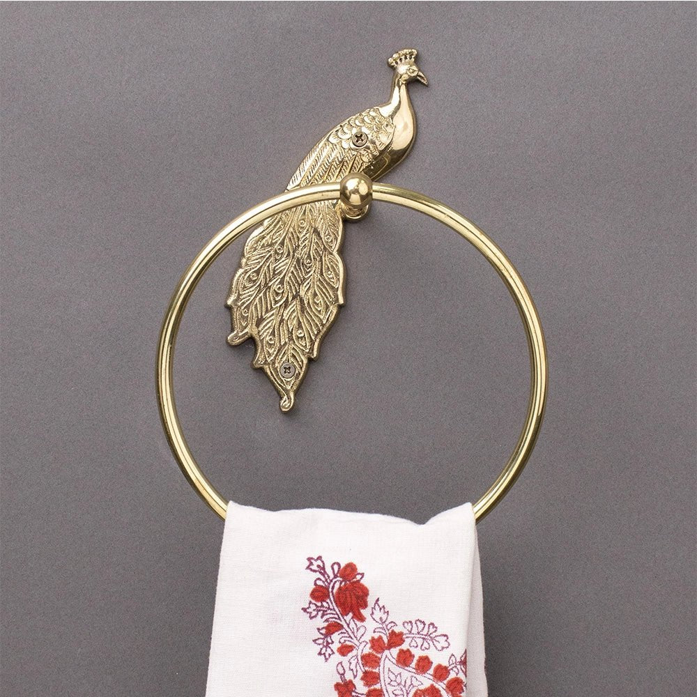Brass Peacock Hanger - ArtyCraftz