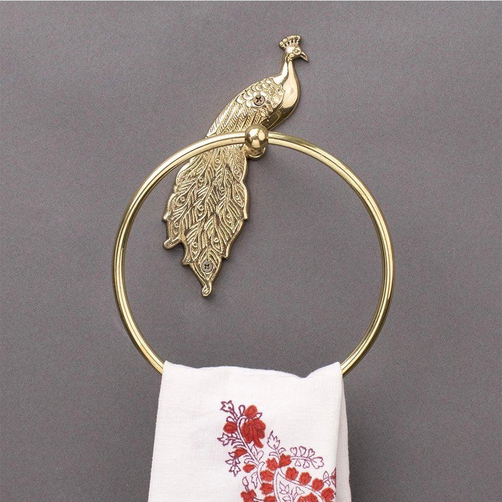 Brass Peacock Hanger - ArtyCraftz