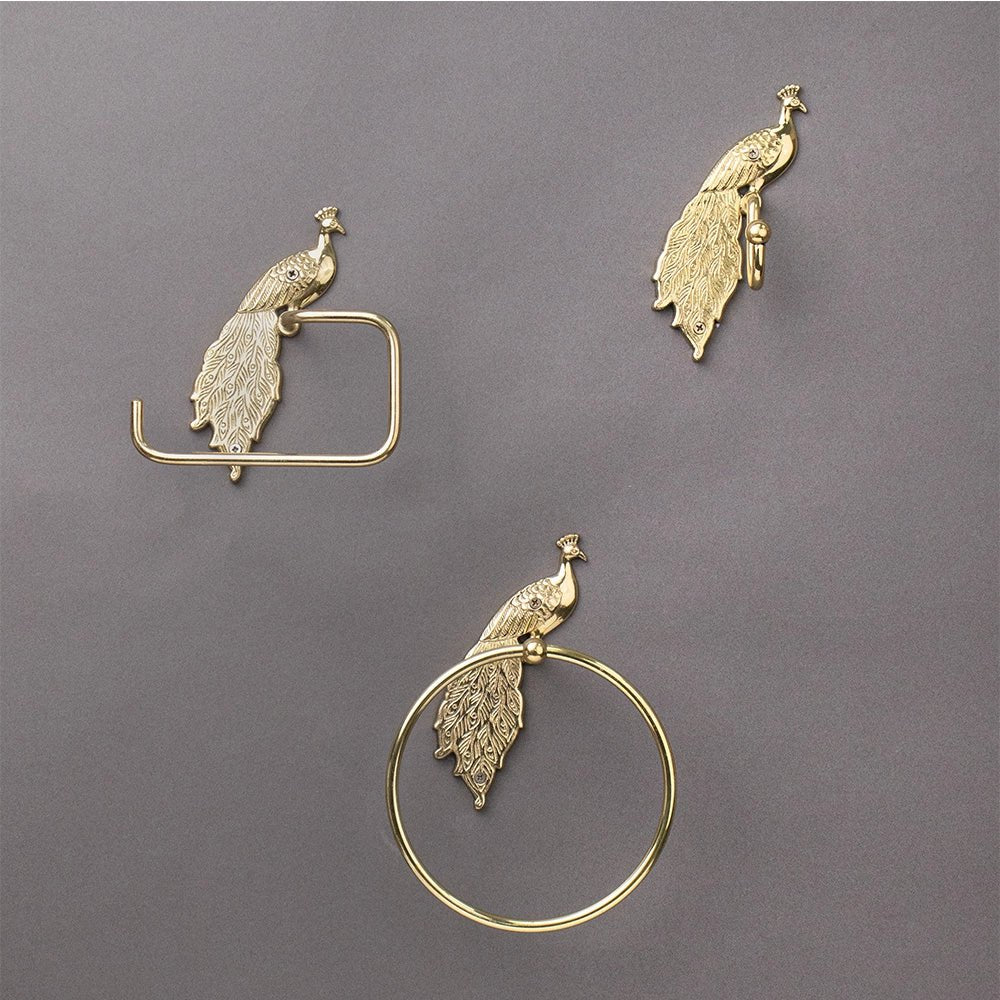 Brass Peacock Hanger - ArtyCraftz