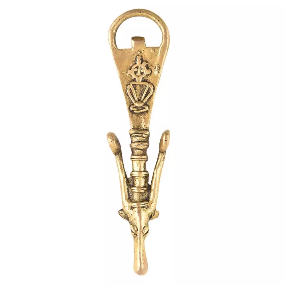 Brass Tribal engraved Ox Bottle Opener - ArtyCraftz