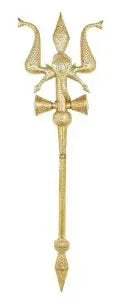 Brass Trishul Without Holder - ArtyCraftz