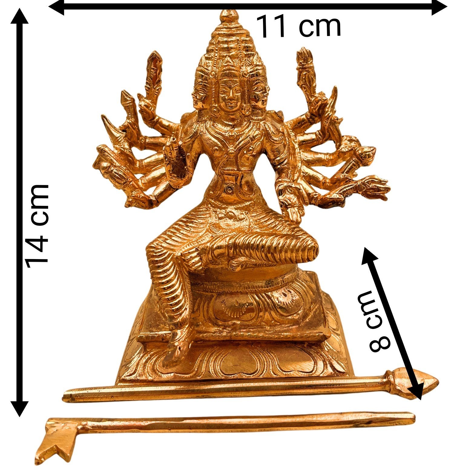 Bronze Aarumugam Statue - ArtyCraftz