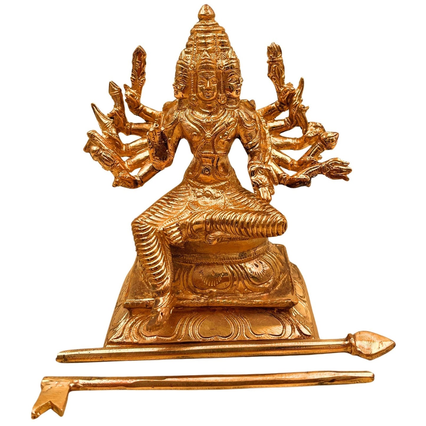 Bronze Aarumugam Statue - ArtyCraftz