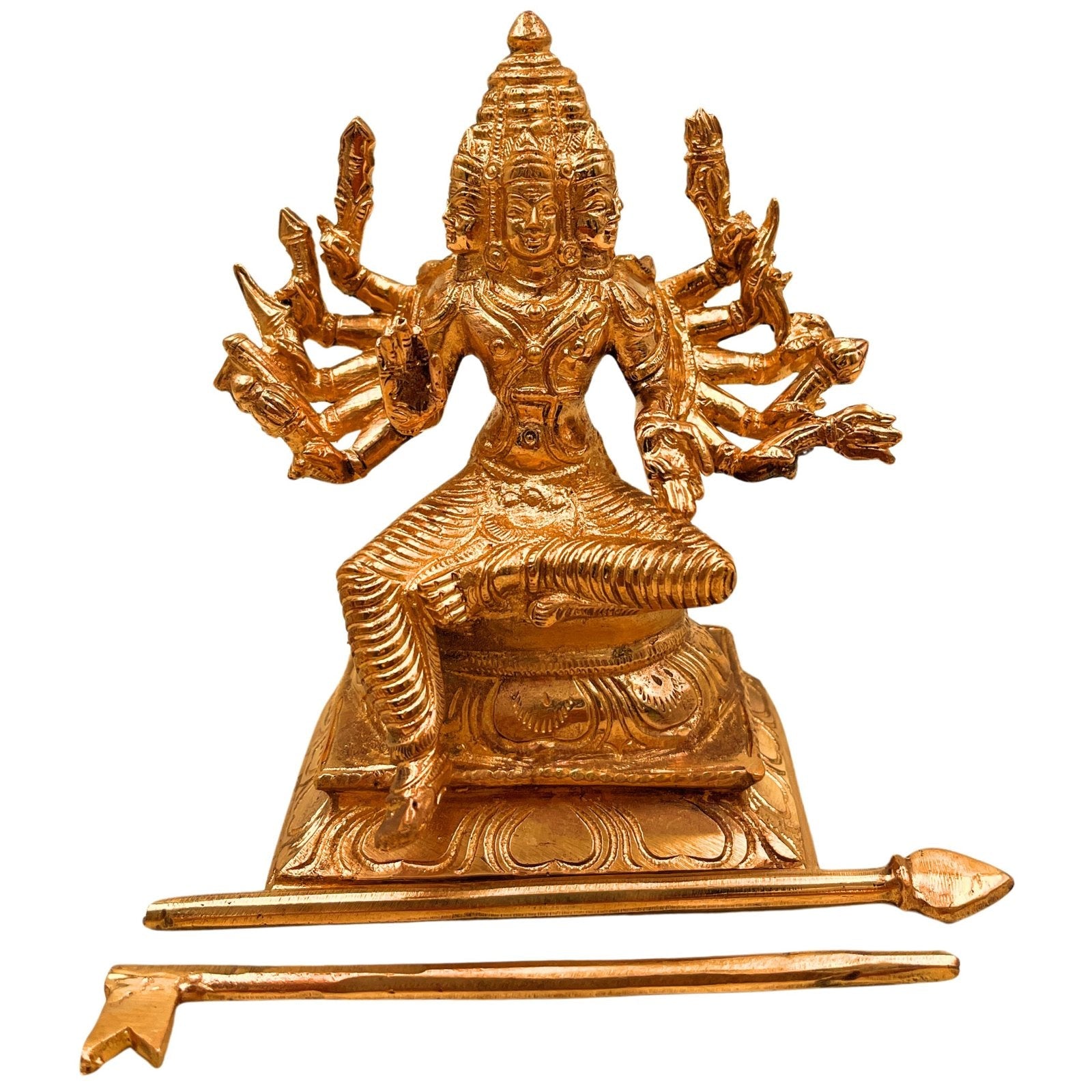 Bronze Aarumugam Statue - ArtyCraftz