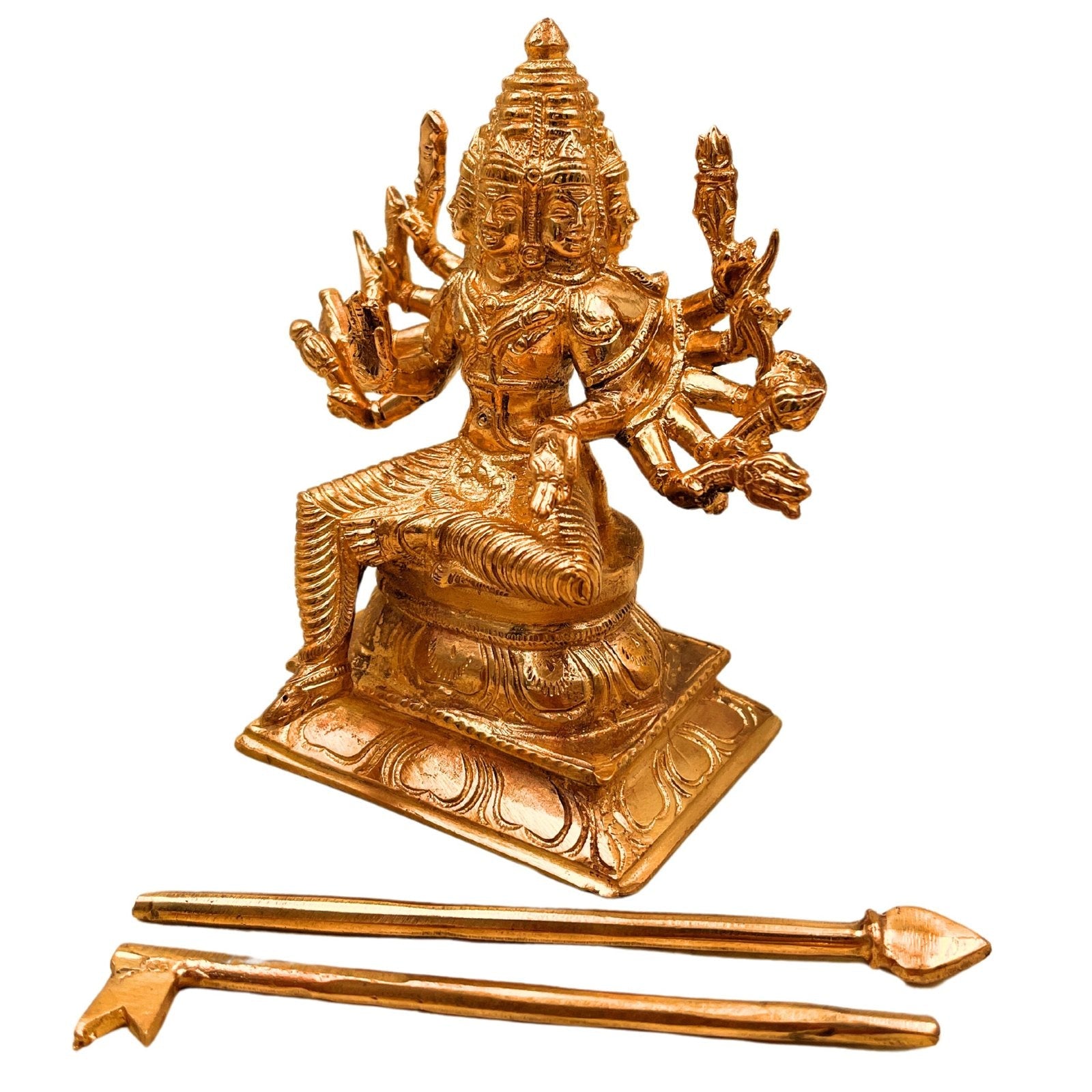 Bronze Aarumugam Statue - ArtyCraftz