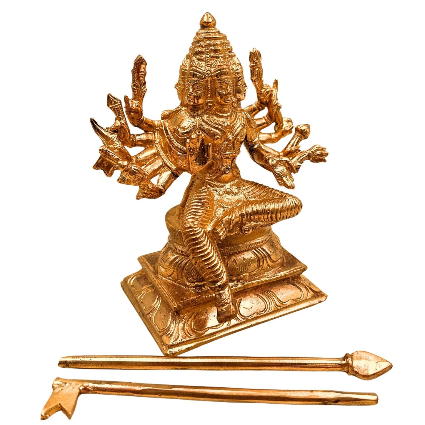 Bronze Aarumugam Statue - ArtyCraftz