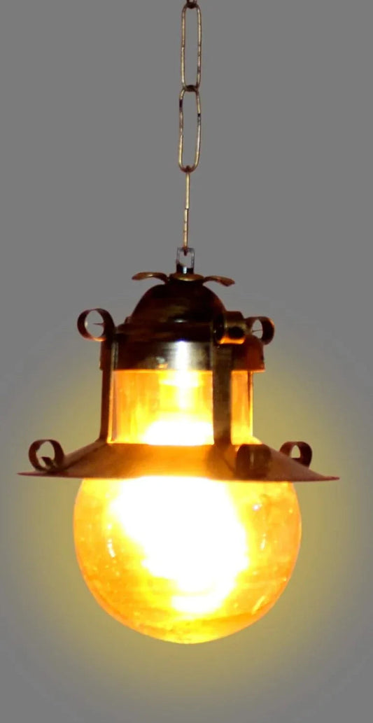 Bronze Finish Indoor Vintage Pendant Hanging Lamp - ArtyCraftz