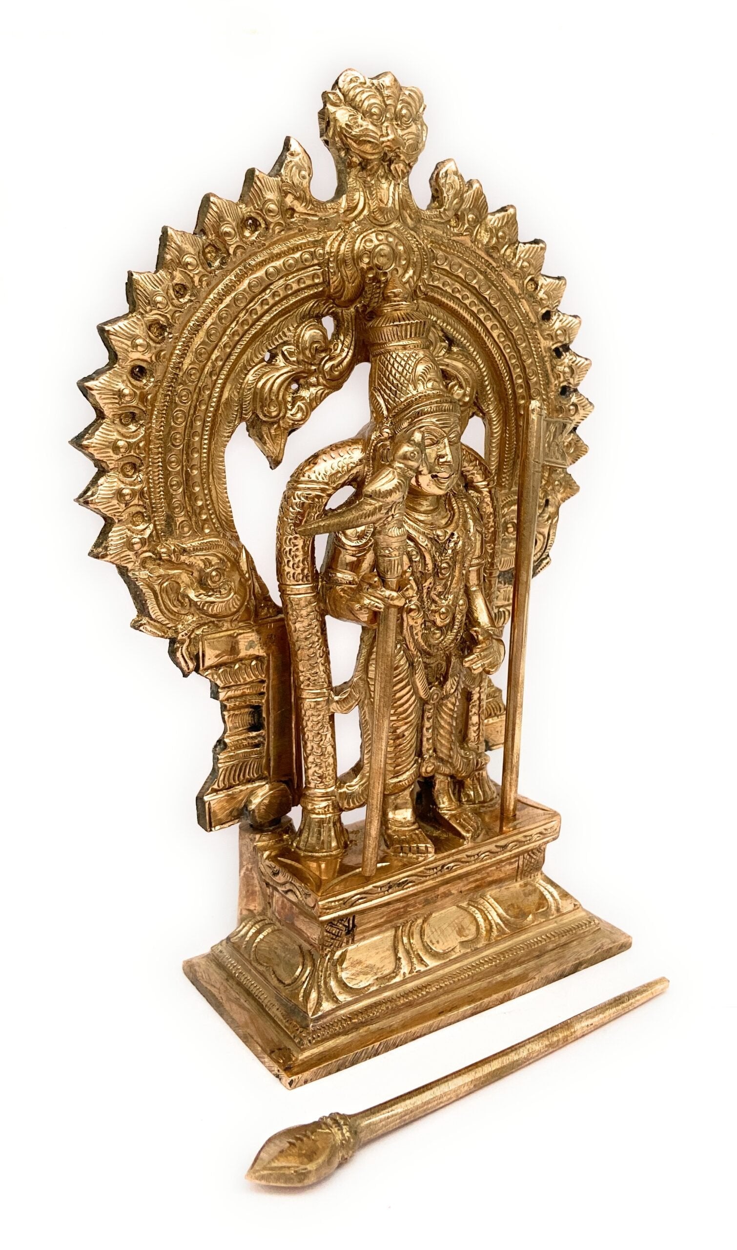 Bronze Palani Raja Murugan Statue - ArtyCraftz