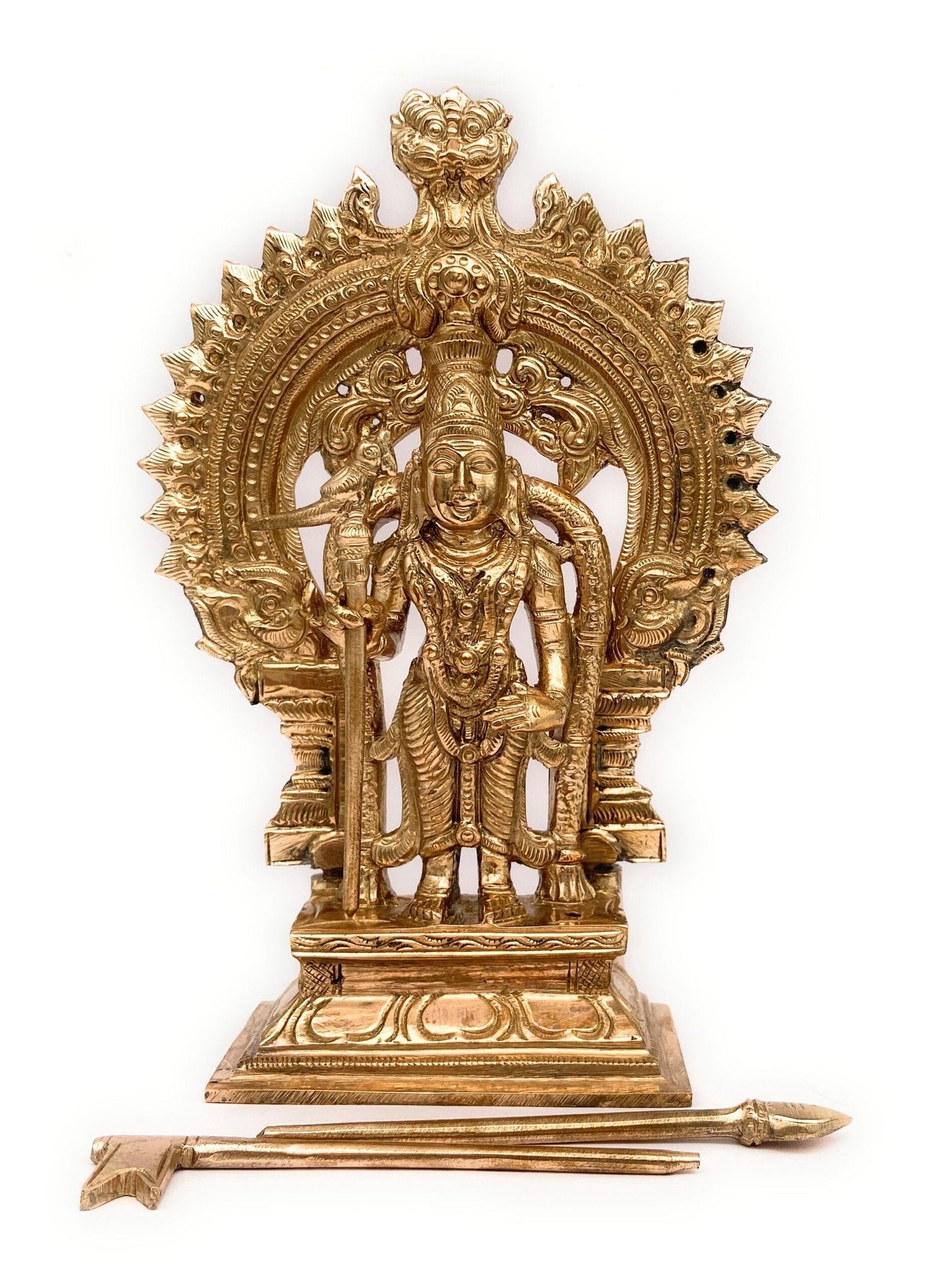 Bronze Palani Raja Murugan Statue - ArtyCraftz