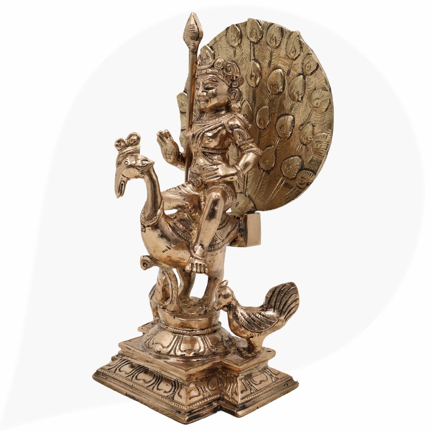 Bronze Swamimalai Murugan Statue - ArtyCraftz