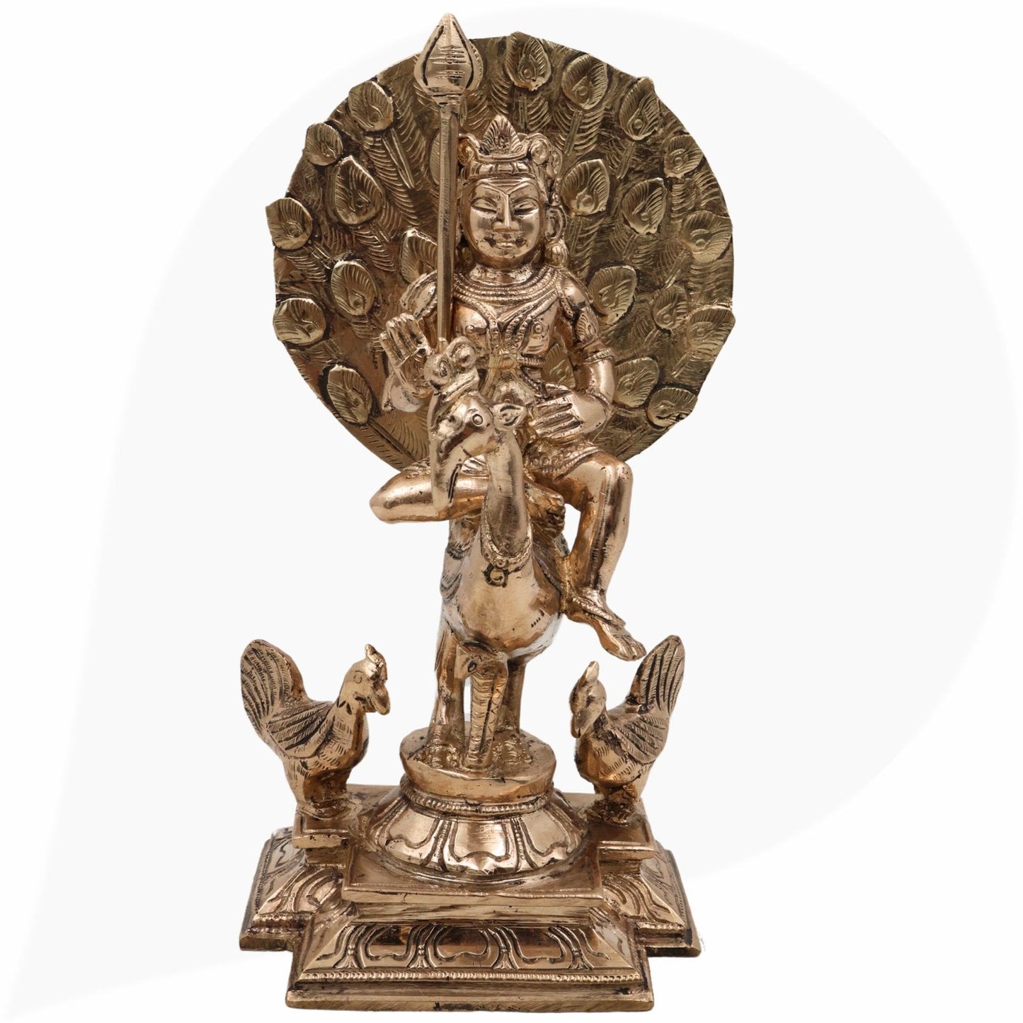 Bronze Swamimalai Murugan Statue - ArtyCraftz