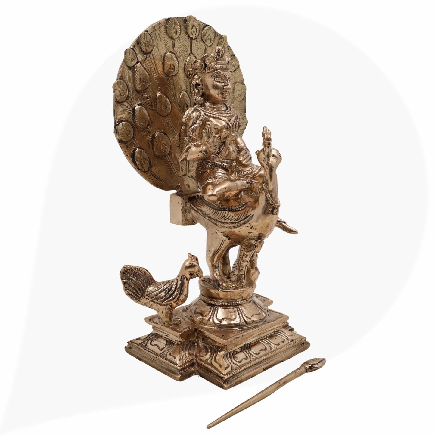 Bronze Swamimalai Murugan Statue - ArtyCraftz