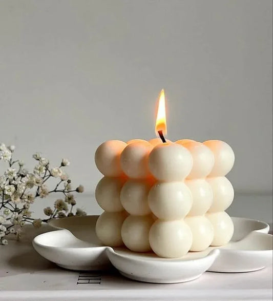 Bubble Design Scented Candle - ArtyCraftz