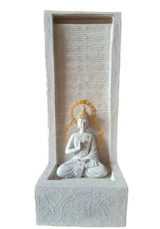 Buddha Fountain Indoor Water Fountain Home Decor Vastu Figurine Decor 36 Inches - ArtyCraftz