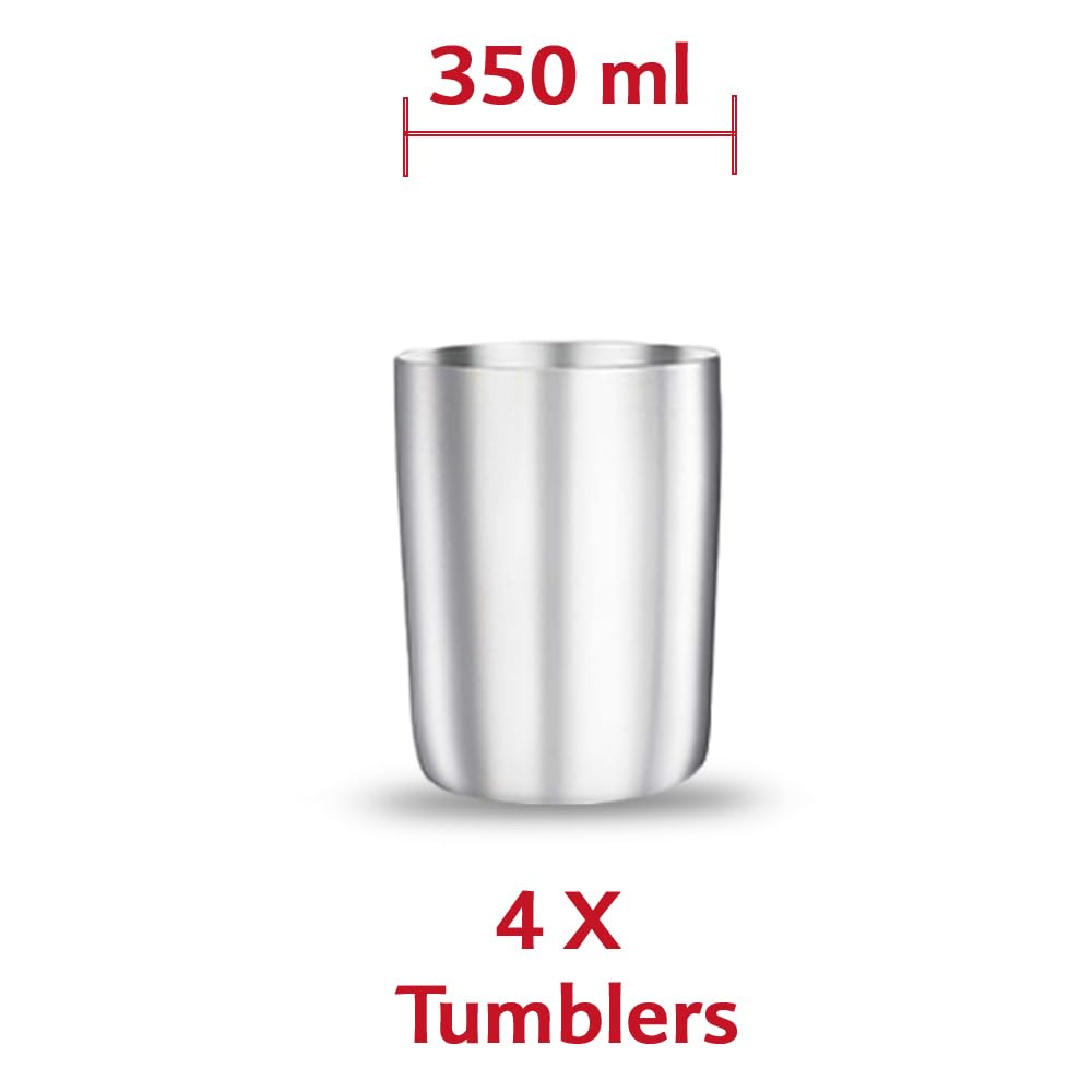 Classic Stainless Steel Dinner Set, Set of 16 Pieces - ArtyCraftz