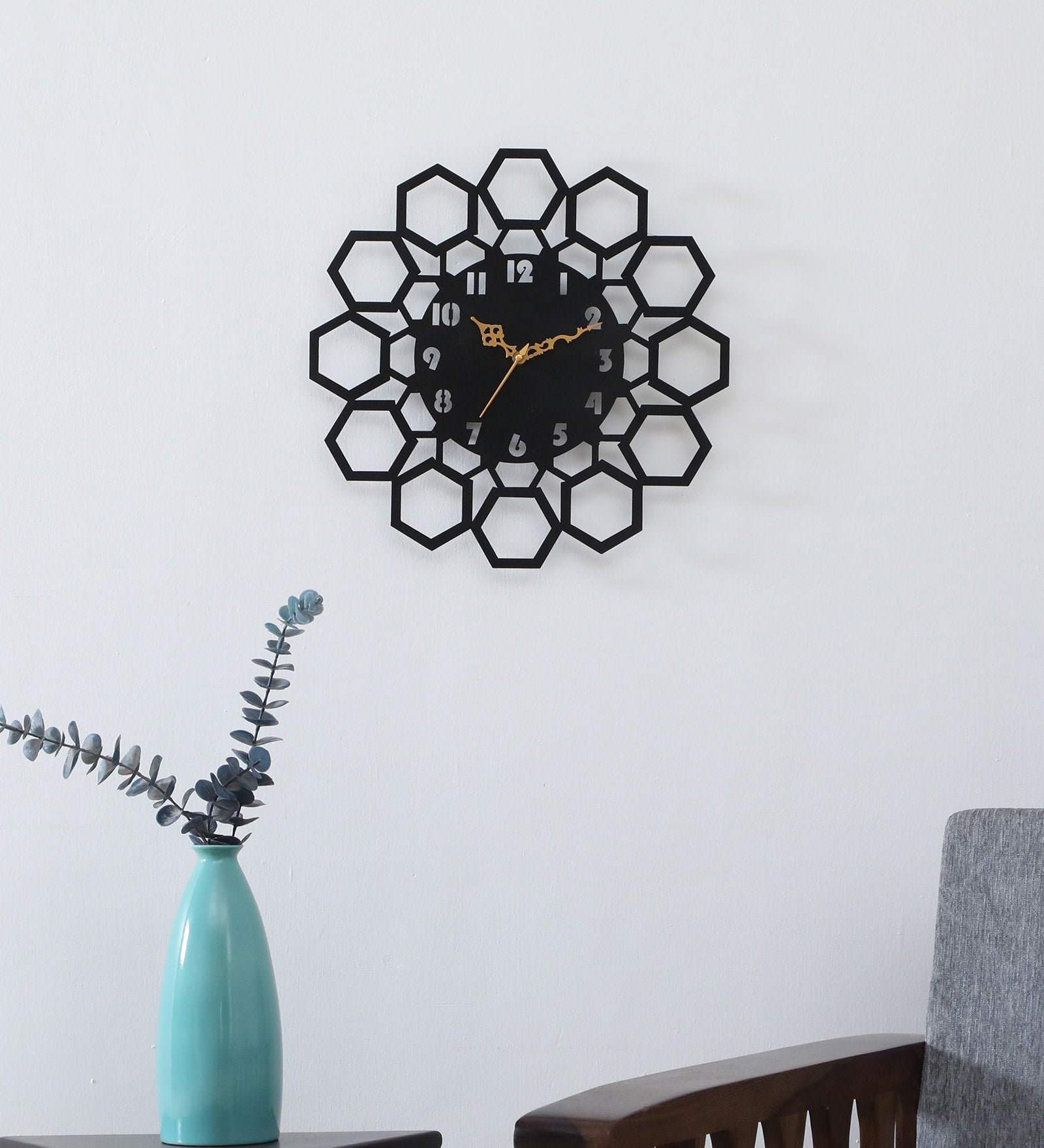 Boris Iron Designer Wall Clock