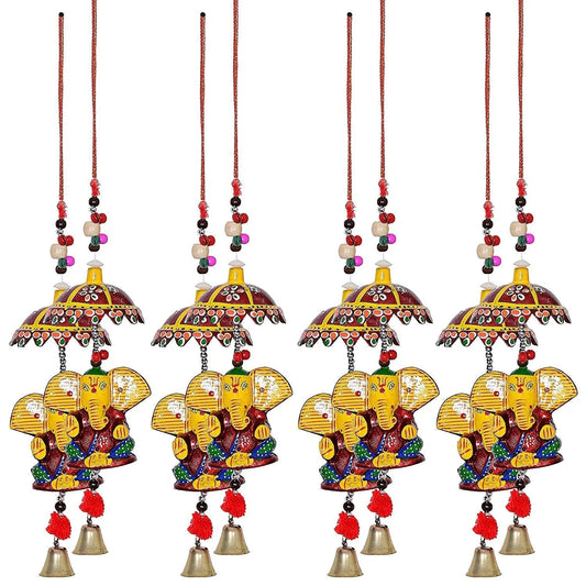 Decorative Ganesh Door Hanging - Set of 4 - ArtyCraftz