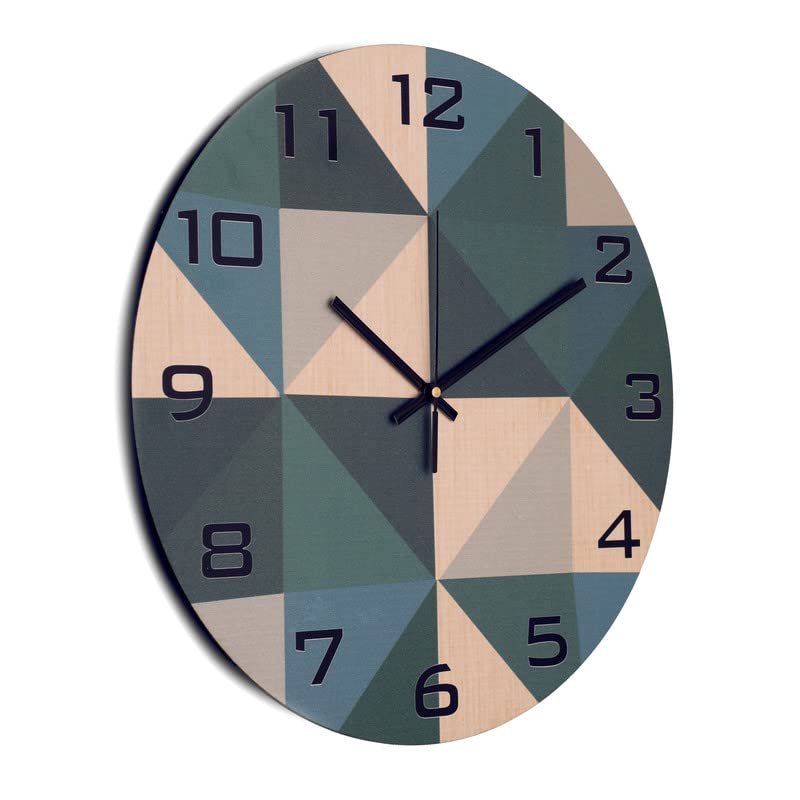 Designer Wooden Wall Clock Engineering Wood Watch Home Decorative - ArtyCraftz