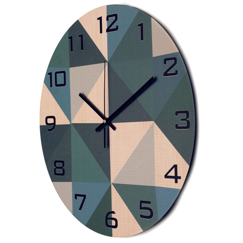 Designer Wooden Wall Clock Engineering Wood Watch Home Decorative - ArtyCraftz