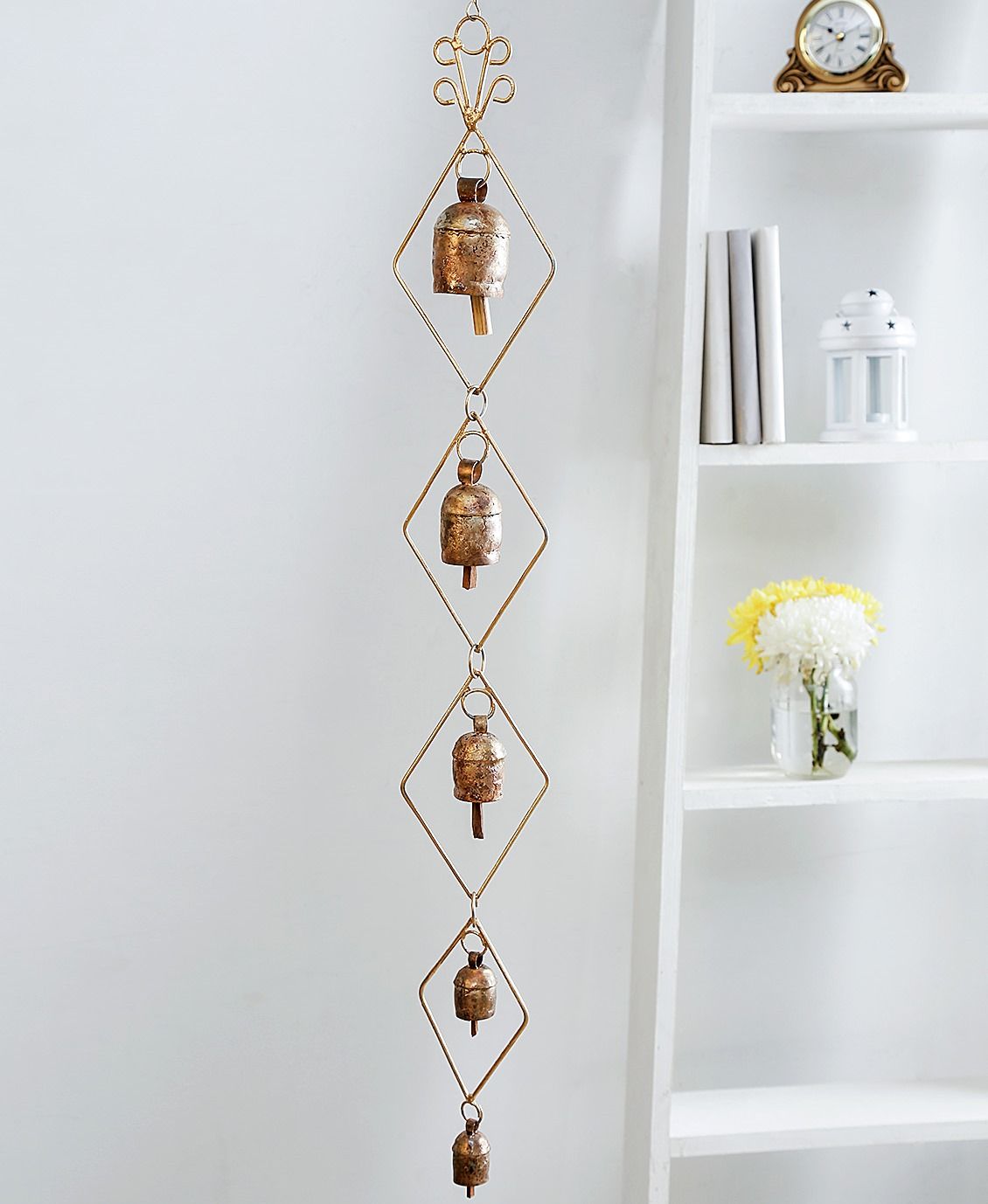 Diamond String of bells copper coated Wind Chime - ArtyCraftz