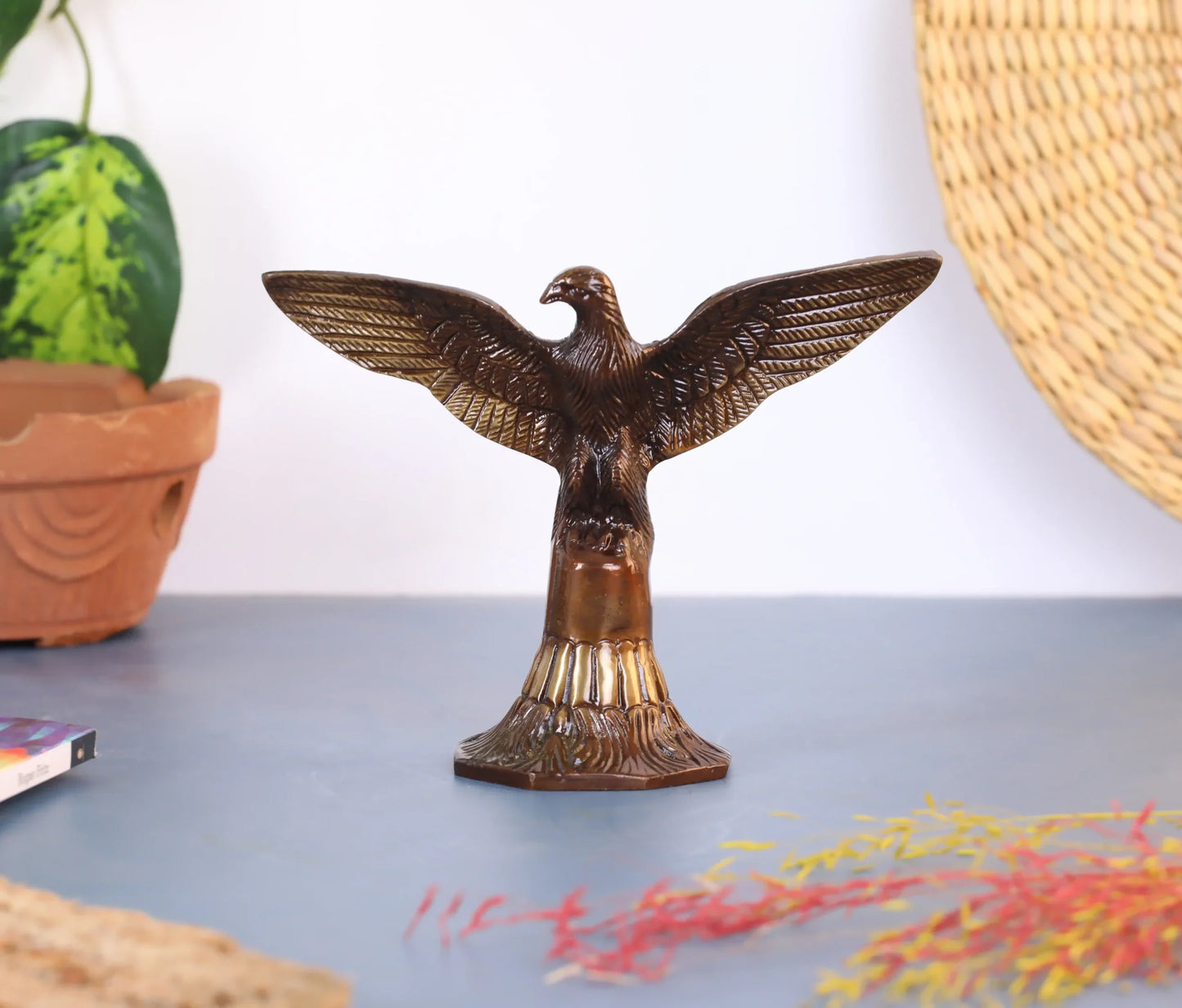 Brass Majestic Eagle Showpiece