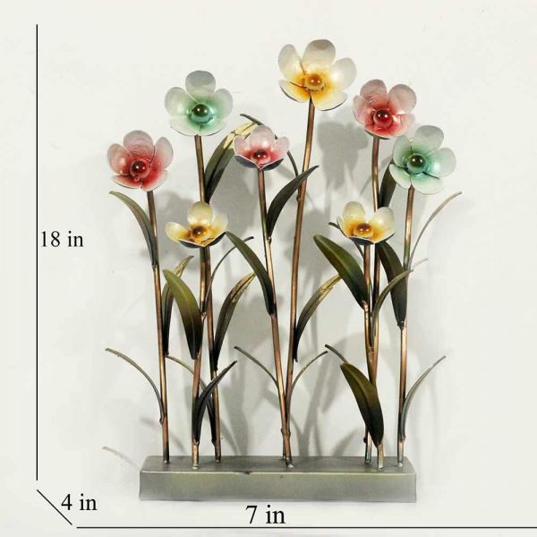 Beautiful Handmade Metal Flower Table Decor