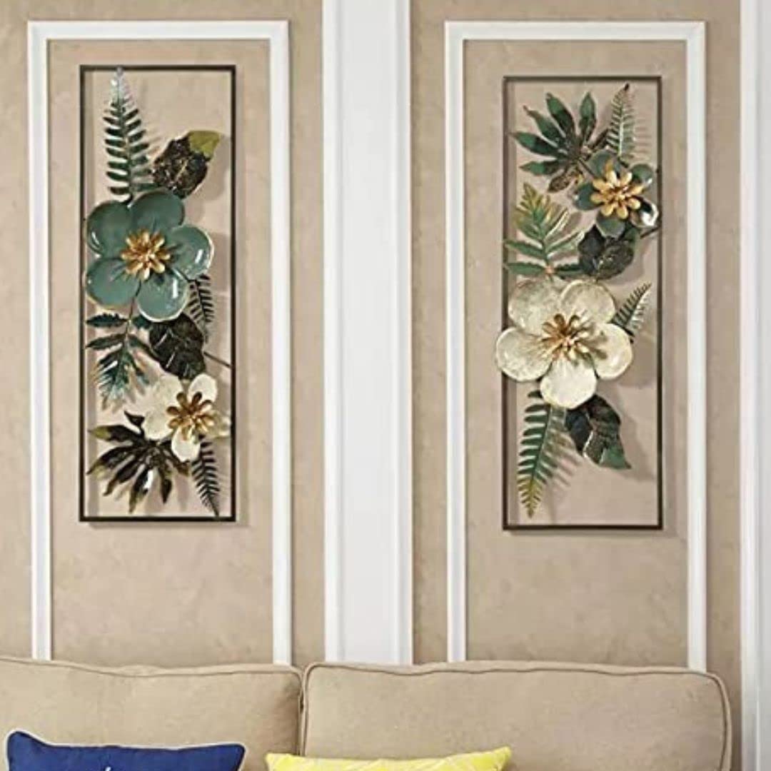 Premium Metal Floral Wall Art Panels-ArtyCraftz.com