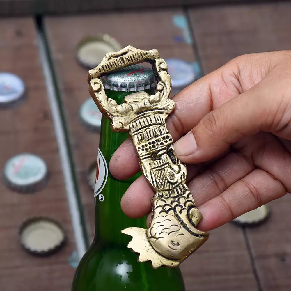 Farmhouse Brass Rooster Bottle Opener - ArtyCraftz