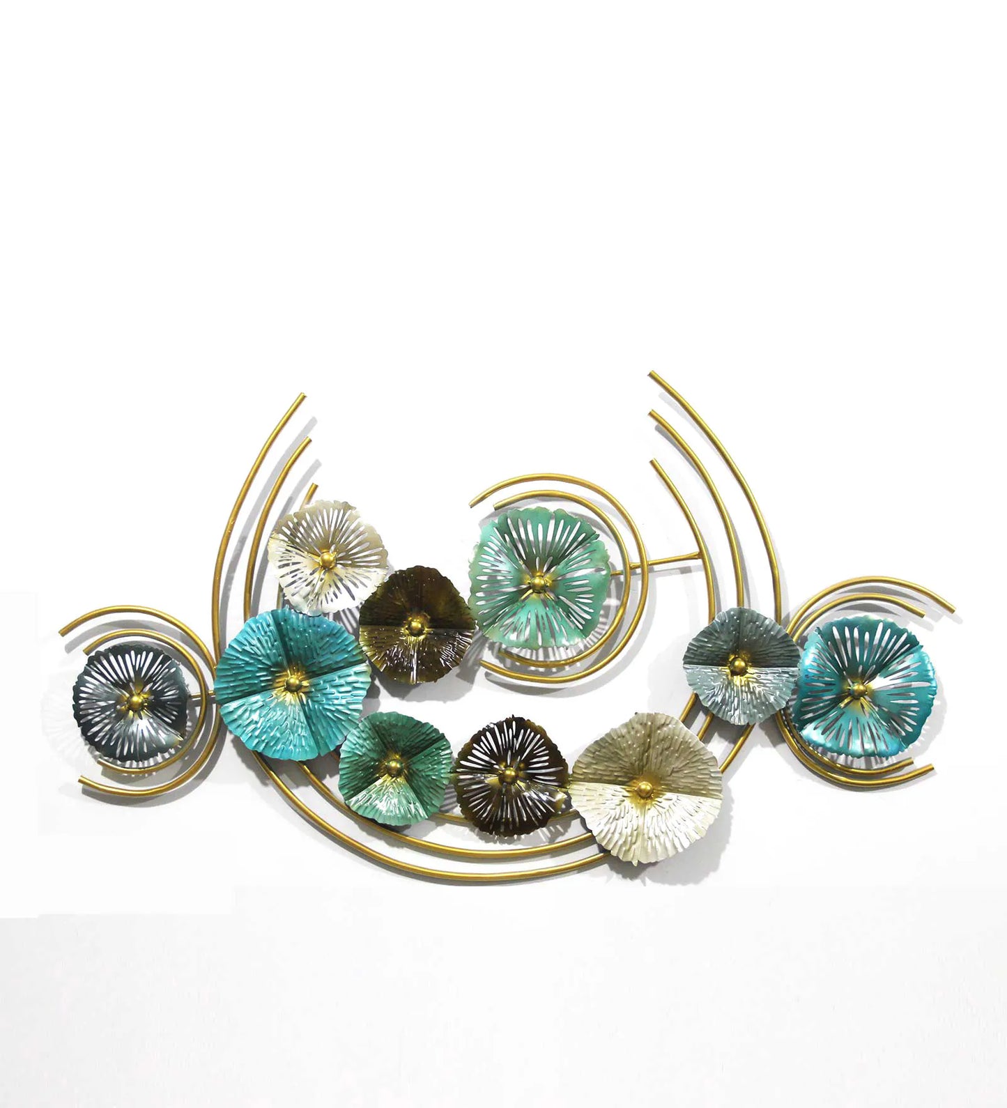 Large Abstract Metal Floral Wall Art - ArtyCraftz.com