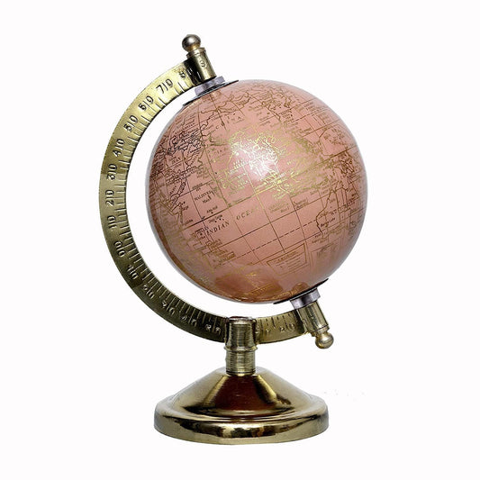 Geographical marking Educational 7 Inches Globe in Brown - ArtyCraftz
