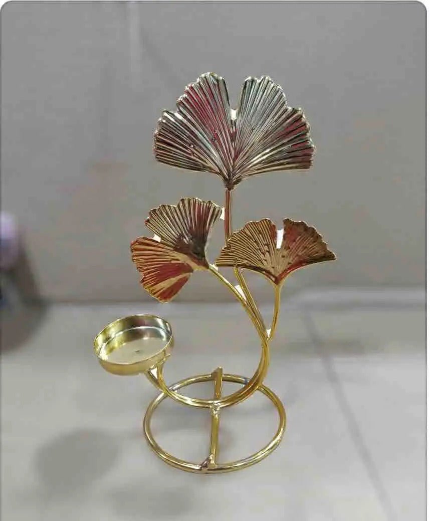 Ginko Leaf Candle Holder - ArtyCraftz