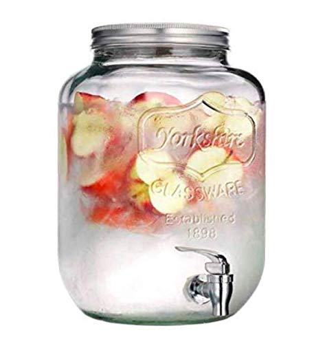 Glass Beverage Dispenser With Stand - ArtyCraftz