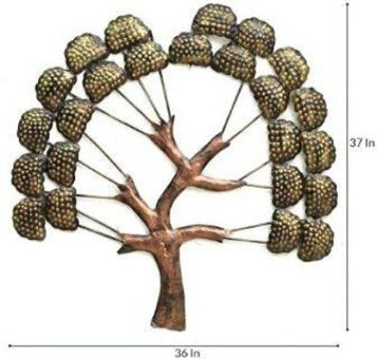 Iron Badal Tree Big For Metal Wall Hanging Showpiece