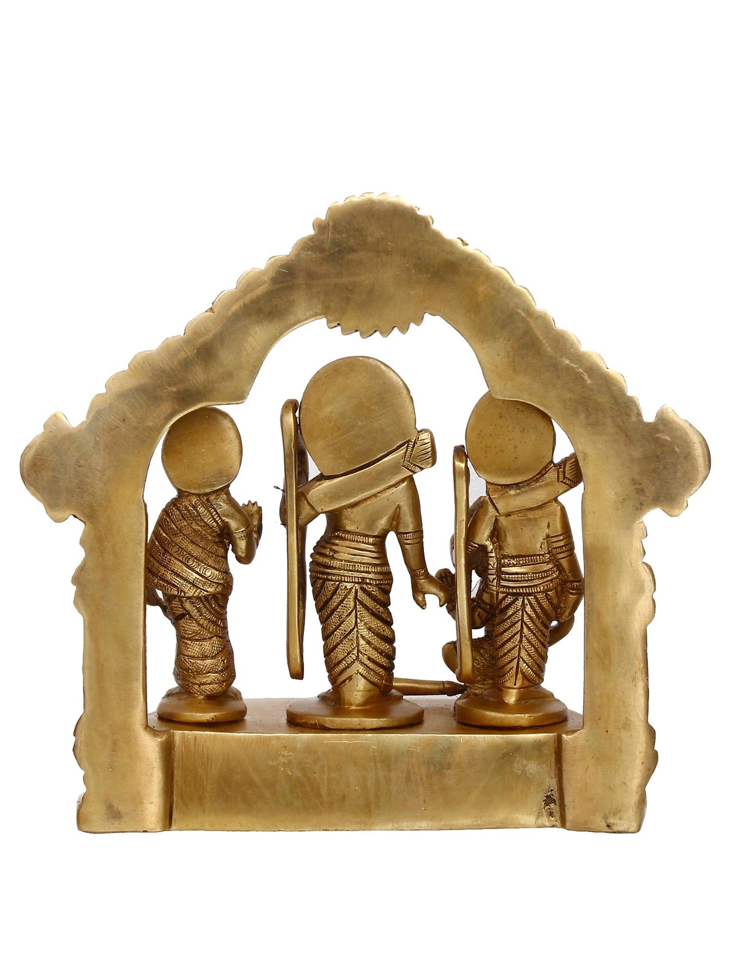 Golden Brass Handcrafted Ram Darbar Idol - ArtyCraftz