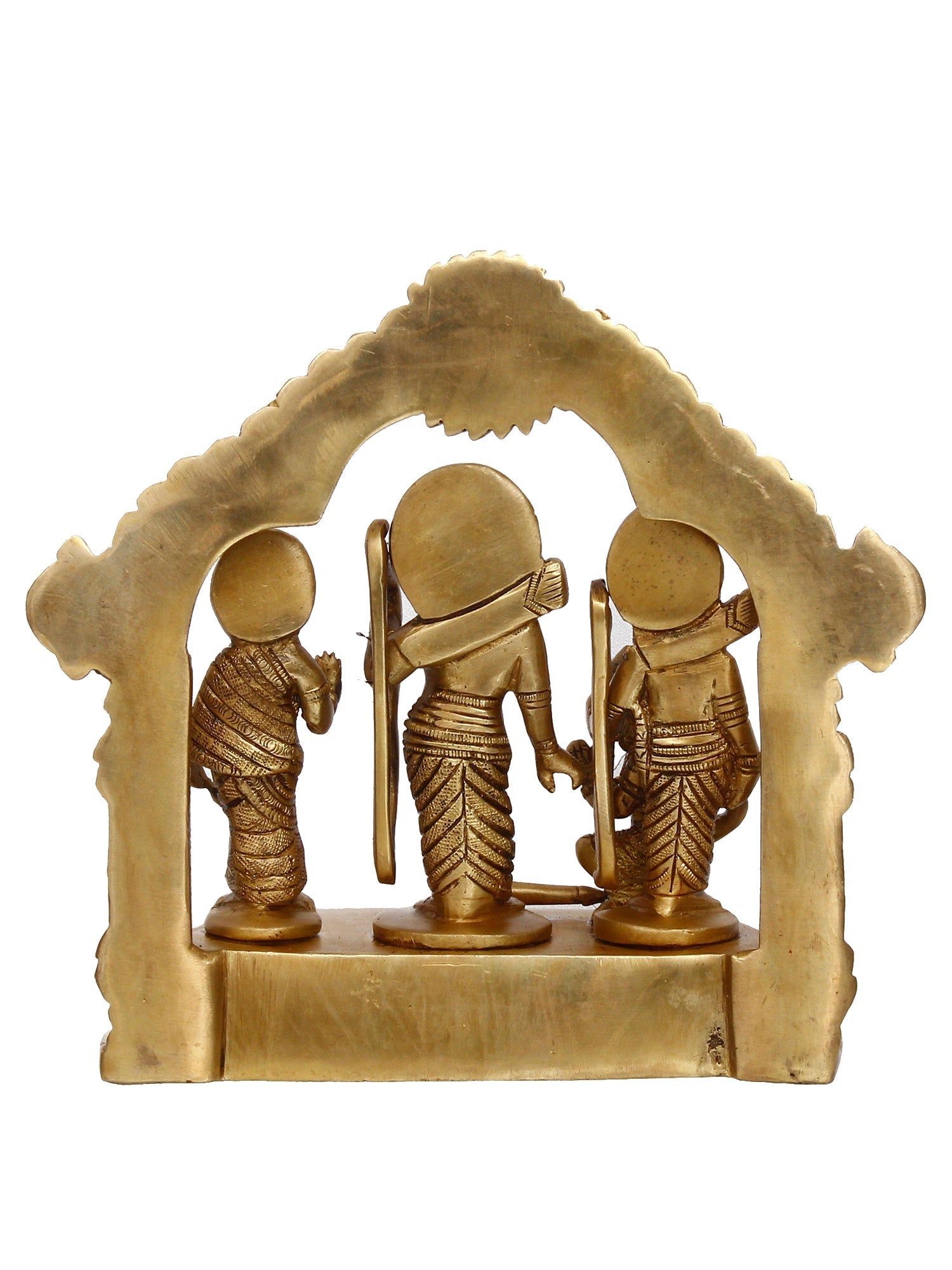 Golden Brass Handcrafted Ram Darbar Idol - ArtyCraftz