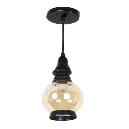 Golden Glass Pendant Hanging Lamp - ArtyCraftz