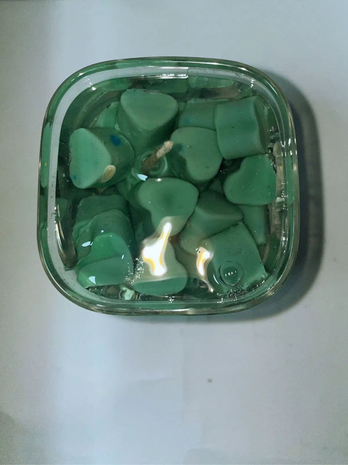 Green Sweetheart Lovely Scented Candle - ArtyCraftz