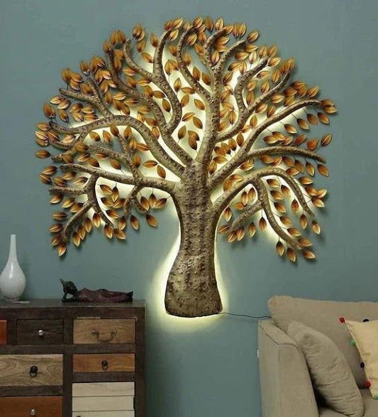 Handcrafted Metal Master Tree Wall Decor 60*3*60 Inches - ArtyCraftz.com